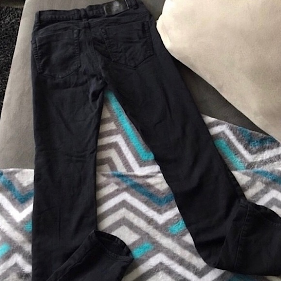 One Teaspoon X Black Moleskin Loonies - Picture 11 of 16